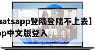 【whatsapp登陆登陆不上去】WhatsApp中文版登入